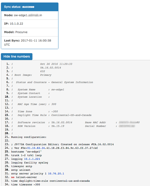 librenms config view